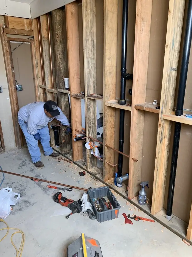Commercial rough-in plumbing for Gas Line Repair in Northwest End